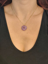 Charger l'image dans la galerie, Collier fleur naturelle rose