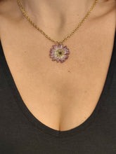 Charger l'image dans la galerie, Collier fleur naturelle rose
